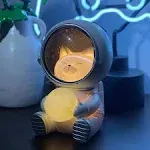 Astronaut Animal Night Light, Cute Spaceman LED Night Light Desktop Astronaut Cat Lamp, Night Light for Home Office Decoration