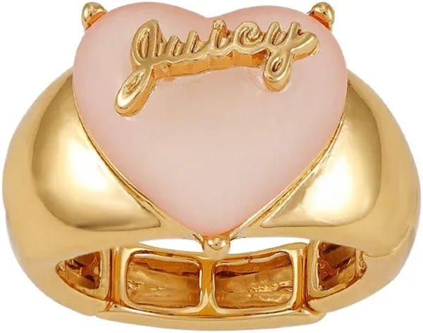 Juicy Couture Pink Heart Ring For Women