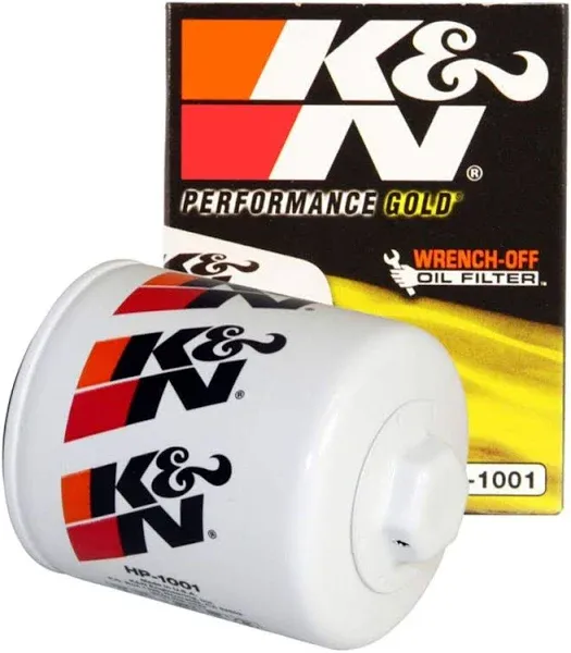 K&N Premium Oil Filter: Protects your Engine: Compatible with Select CHEVROLET/GMC/BUICK/PONTIAC Vehicle Models (See Product Description for Full List of Compatible Vehicles), HP-1001