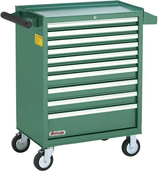 Grizzly Industrial H7730-10-Drawer Rolling Tool Cabinet