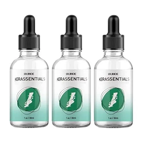 3Pack Kerassentials Toenail Treatment Oil, Kerassentials for Toenail, Kerasentia