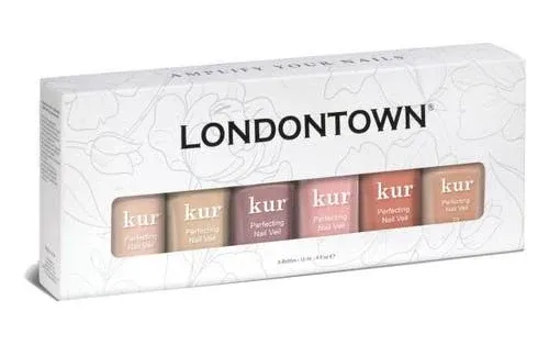 NIB LONDONTOWN Kur Perfecting Nail Veil Trio Collection Full Size Retail $60.00