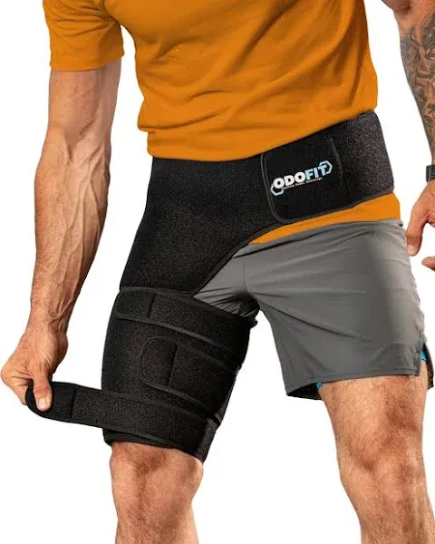 ODOFIT Ortho Sciatica Pain Hip Brace - Compression Groin Support Wrap for Men...