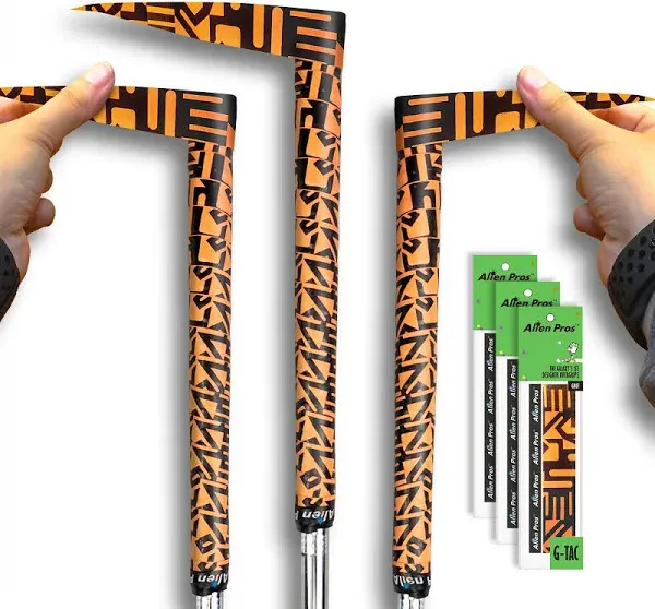 ALIEN PROS Golf Grip Wrapping Tapes - Innovative Golf Club Grip Solution - Enjoy a Fresh New Grip Feel in Less Than 1 Minute