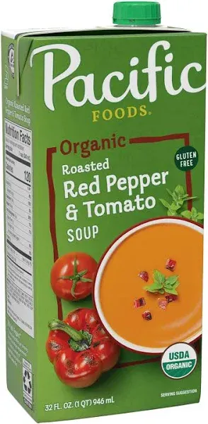 Pacific Foods Organic Roasted Red Pepper Tomato Soup