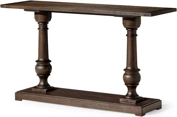 Maven Lane Arthur Traditional Wooden Table in Antiqued Brown Finish (Open Box)