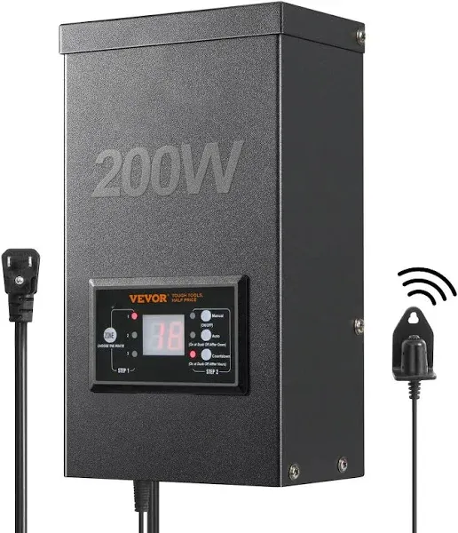 VEVOR 200W Low Voltage Landscape Transformer