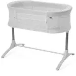 SEALY BABY Airy Dreams Breathable 2-in-1 Baby Bassinet & Bedside Sleeper, Bedside Bassinet for Baby, Height Adjustable, Stand-Alone or Bedside Sleeper, Drop-Down Panel for Easy Access