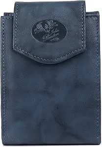 Julia Buxton Women's Heiress Convertible Billfold Leather, Navy