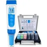 Apera Instruments AI312 Pocket Tester with Replaceable Flat Sensor, PH60F, Premium, for Skin, Fabrics, Paper's PH Testing, 0.01 Accuracy,