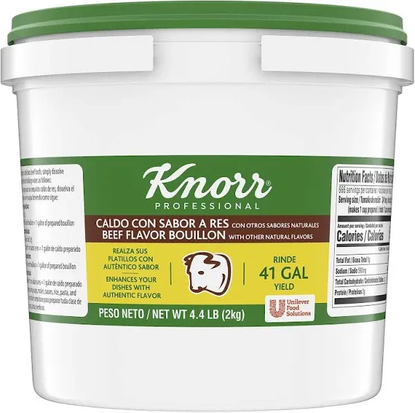 Knorr Professional Caldo de Res Beef Bouillon with Beef Flavor Granulated Base