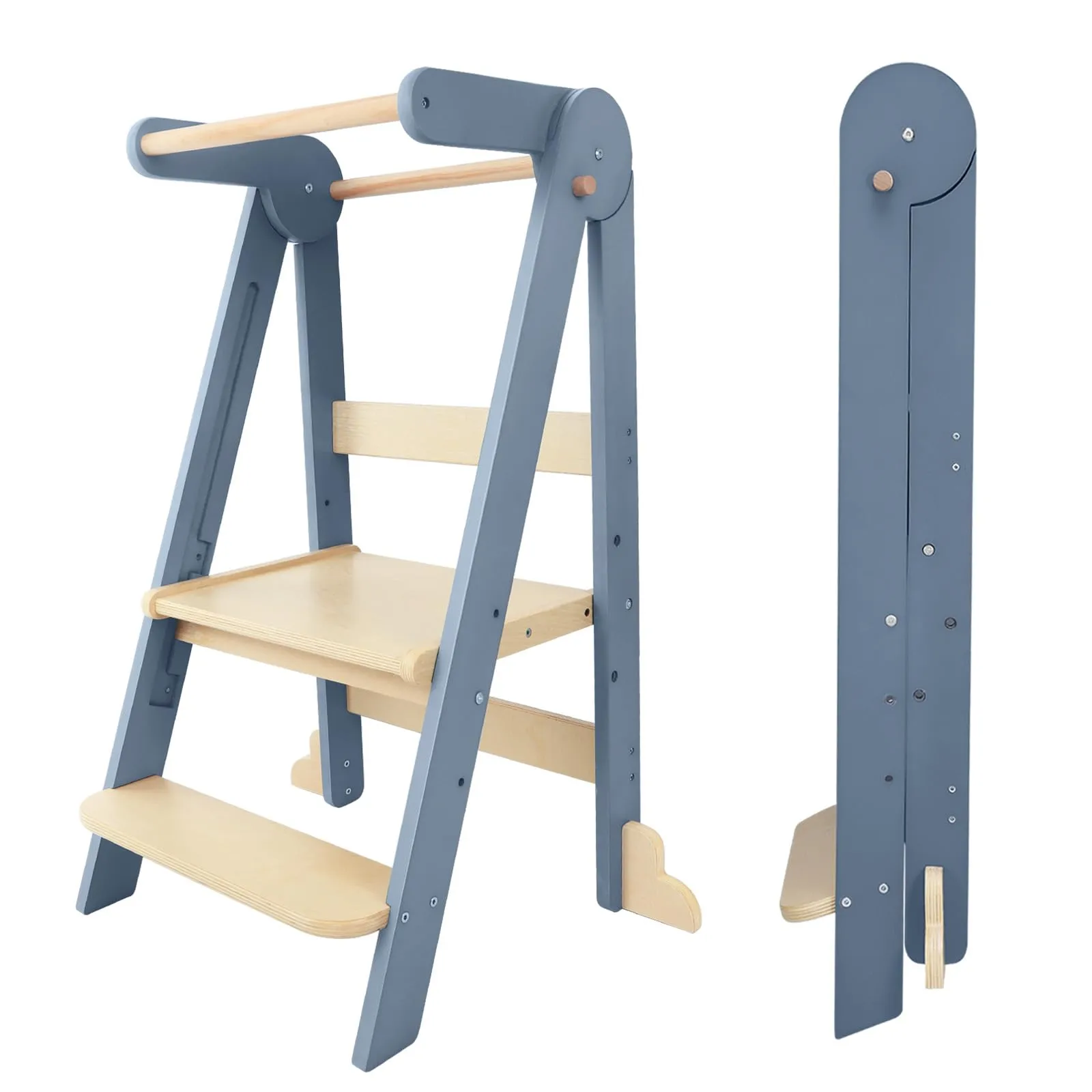 HARPPA Nordi | Foldable Toddler Tower, Kitchen Stool Helper