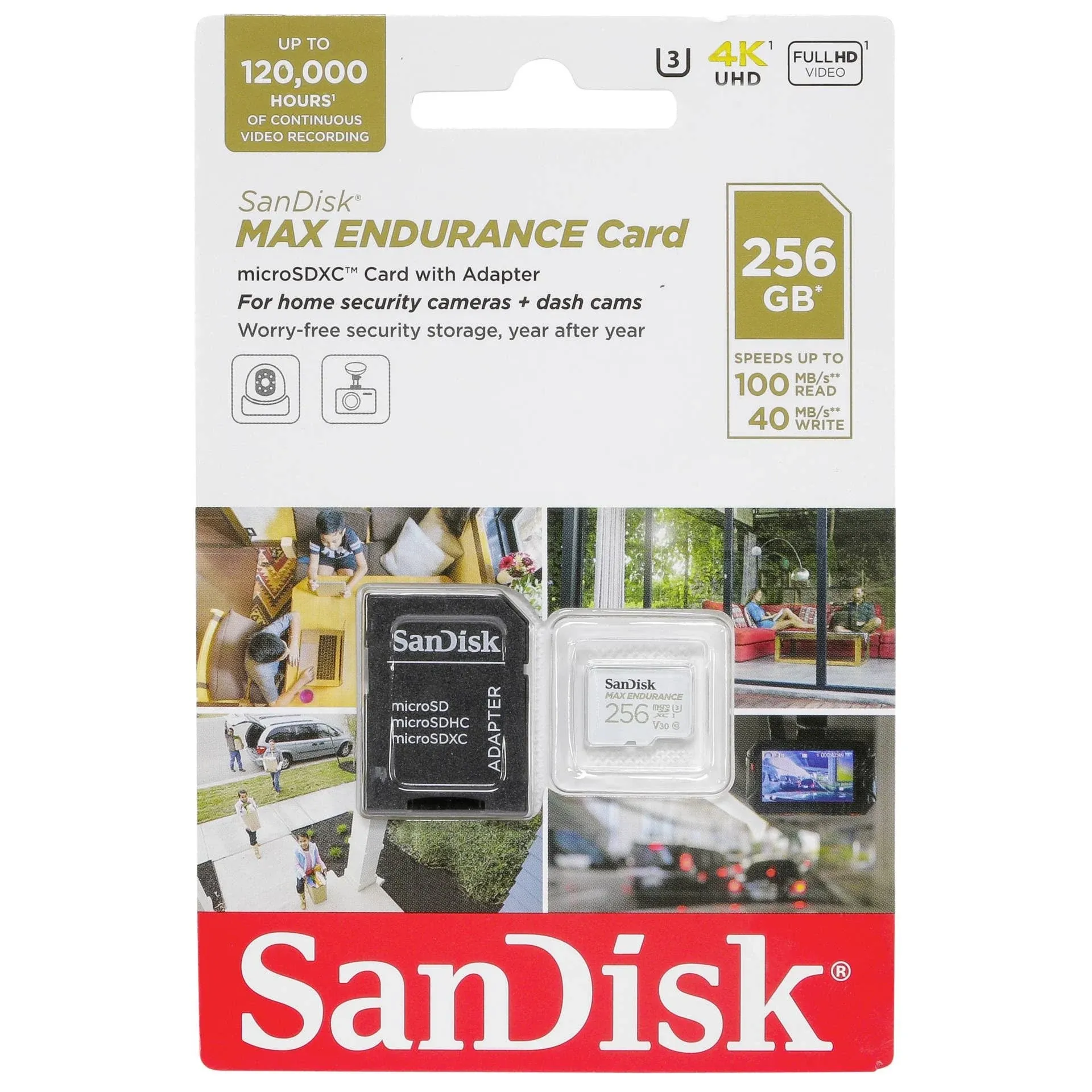 SanDisk Max Endurance 256GB MicroSD Memory Card