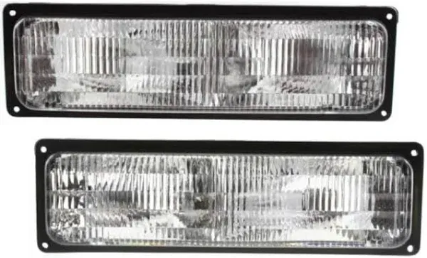 For Chevy Pickup Parking/Signal Light 1994-2002 Pair Driver and Passenger Side | DOT Certified | GM2520128 + GM2521128