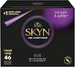 Skyn Condoms, Elite, Value Pack - 46 condoms