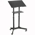  24" Multi-Purpose Mobile Podium Black