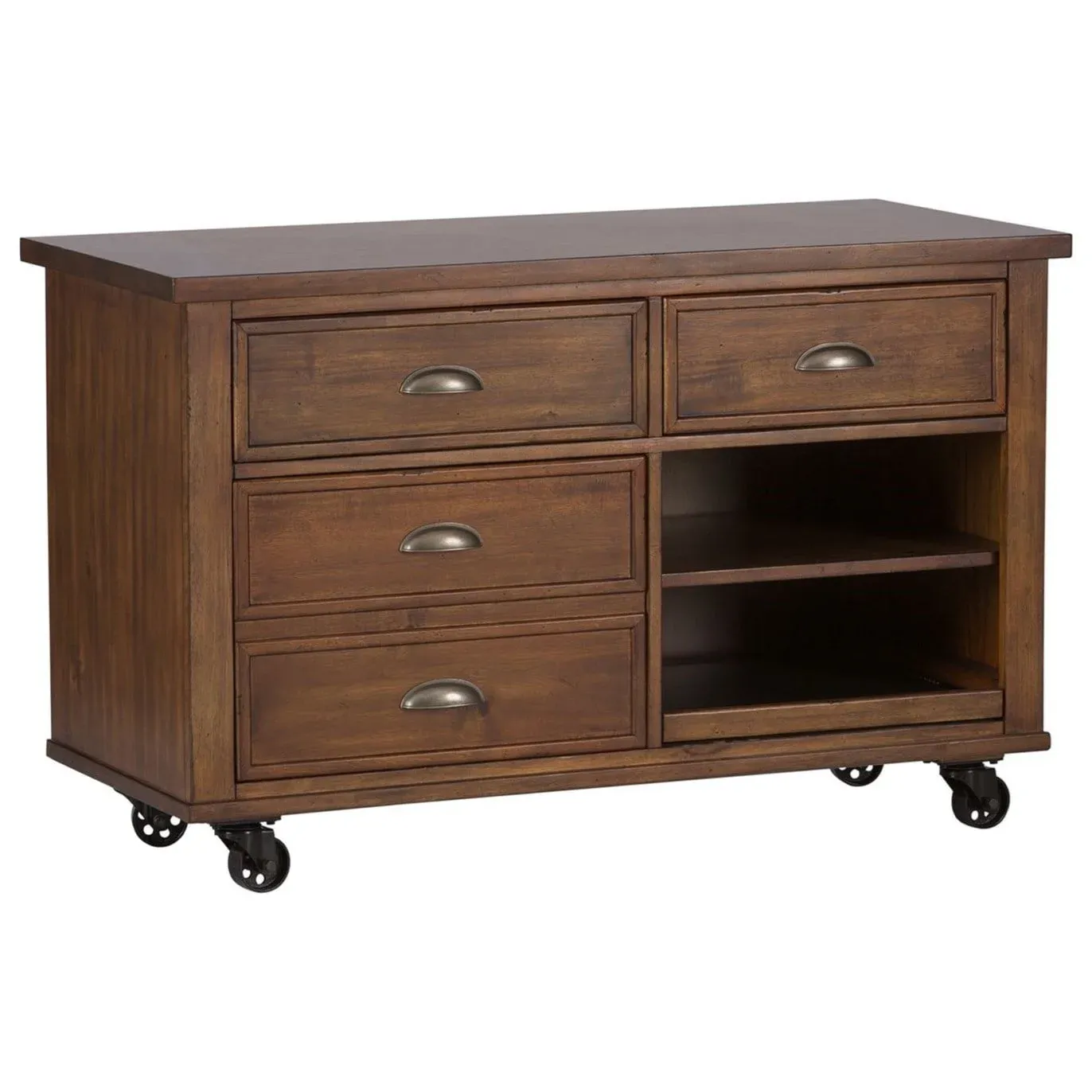 Liberty Arlington House Credenza in Cobblestone Brown