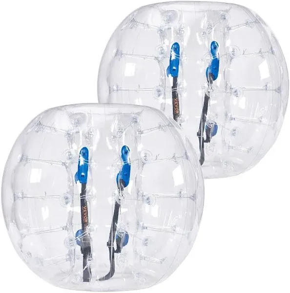 VEVOR 2Pcs 1.2M Inflatable Bumper Ball Body Football PVC Zorb Bubble Soccer Game