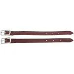 Tough-1 Leather Stirrup Hobble Straps - Dark Oil