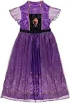 Disney Princess Frozen Anna Fantasy Nightgown Pajamas Costume Purp New Tod Girl