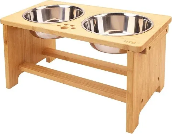 Elevated Dog Bowls for Small Medium Dogs 3 Height Adjustable Raised Dog Bowl ...