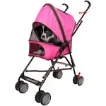 Amoroso Umbrella Pet Stroller Pink