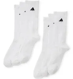 adidas Men's Cushioned Crew Socks (6-Pack)