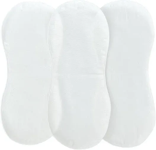 Changing Pad Liner, Fits in Peanut Shaped Pads, Super Soft White 