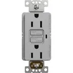 Socket-outlet, x Series, 15A, Decorator, GFCI, Tamper Resistant, Residential, White, Matte Finish