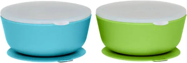 WeeSprout Suction Bowls for Baby & Toddlers (Set of 2)