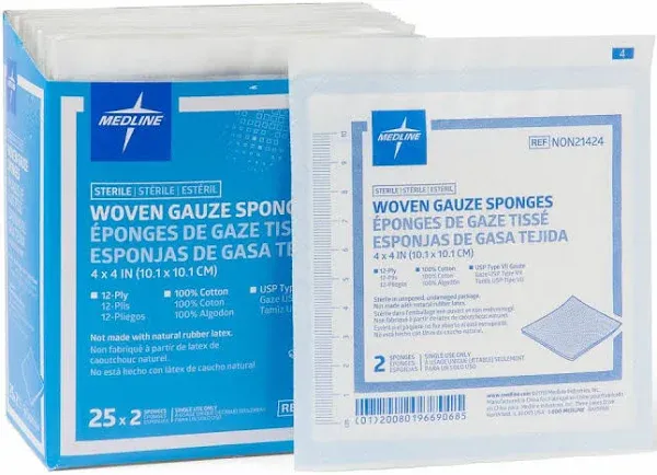 Medline Sterile Gauze Sponges