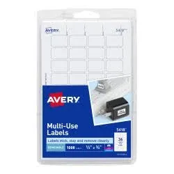 Avery Removable Multi-Use Labels