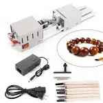 Mini Lathe Beads Polisher Machine 100W For Wood Woodworking Rotary Tool Set DIY