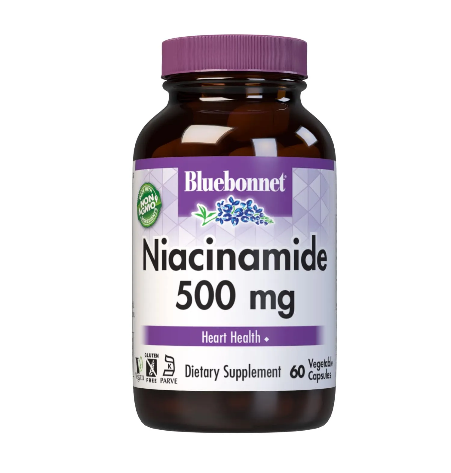 Bluebonnet - Niacinamide 500 mg 60 vcaps