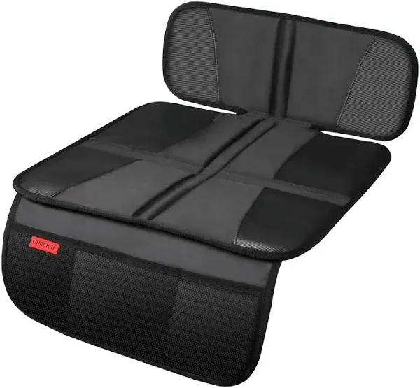 Car Seat Protector - Seat Protection Mat - Thick Padding - Single Black