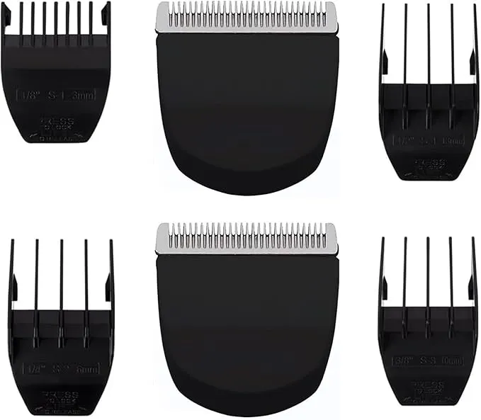 Audoc Black Professional Peanut Clippers/Trimmers Snap On Replacement Blades #2068-300-Fits Compatible with Peanut Hair Clipper