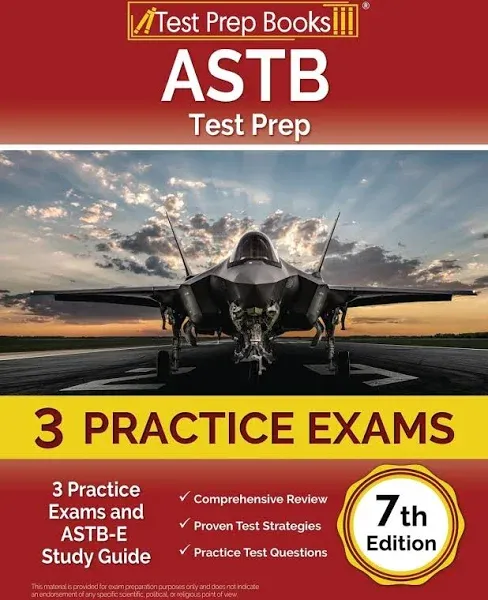 ASTB Test Prep: 3 Practice Exams and ASTB-E Study Guide