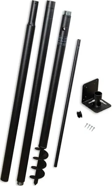 Universal Mounting Pole Kit - Great for Post-Mounted Bird Houses and Bird Feeders, Heavy Duty Pole with Threaded Connections