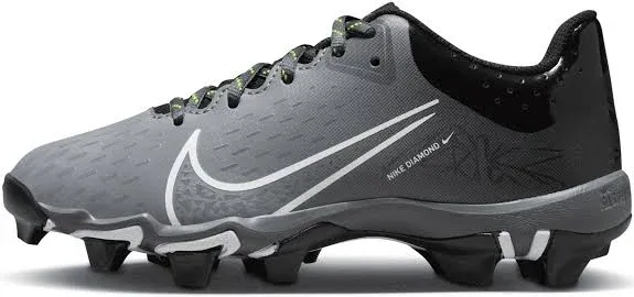 Nike Girls Hyperdiamond 4 Keystone Molded Softball Cleat WHITE|BLACK|WH<wbr/>ITE-3.5