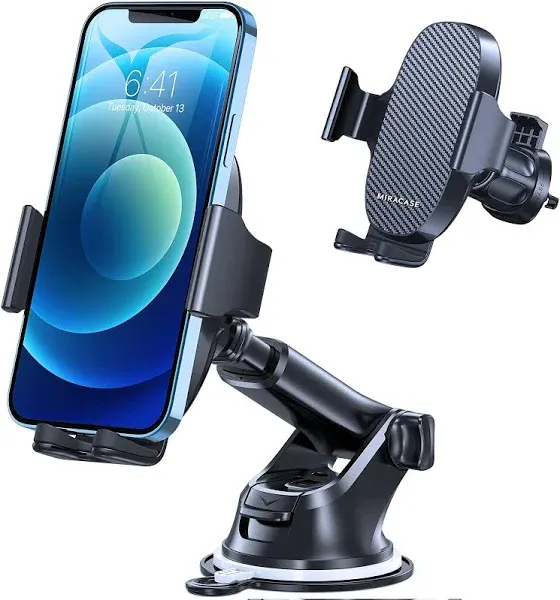 3-in-1 Cell Phone Holder for Car, Universal Car Phone Holder Mount for Car Da...