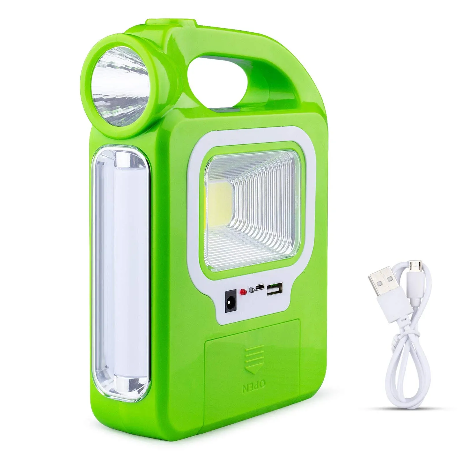 Solar Lantern Camping Essentials Accessories Lights, Rechargeable LED Flashli...