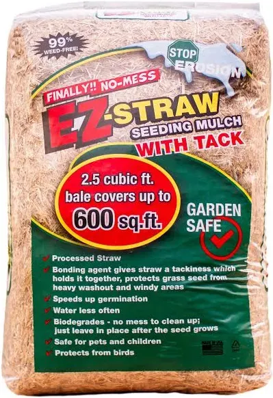 2.5 cuff Seeding Mulch with Tackifier