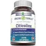 Amazing Formulas Citicoline | 250 Mg | 120 Capsules