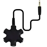 onelinkmore Headphone Splitter, 5-Jack 3.5 mm Audio 3.5mm 5-Way Adapter