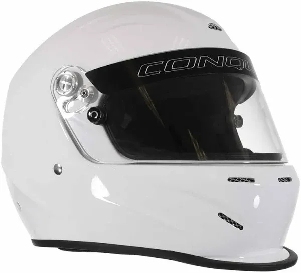 Conquer Snell SA2020 Aerodynamic Vented Full Face Auto Racing Helmet