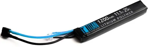 Titan LiPo 1200mAh 11.1v 25C Stick T-Plug