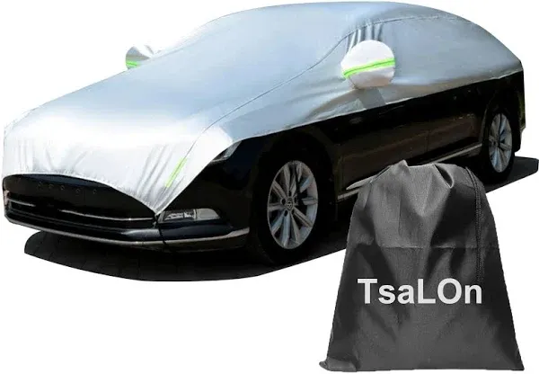 TsaLOn All Weather Half Car Cover Top