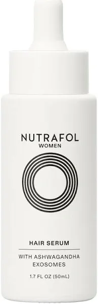 Nutrafol Women's Hair Serum, Supports Visibly Thicker and Stronger Hair, Vegan, Lightweight and Fast-Absorbing - 1.7 Fl Oz, 1 Bottle - 1.7 Fl Oz, 1 Bottle