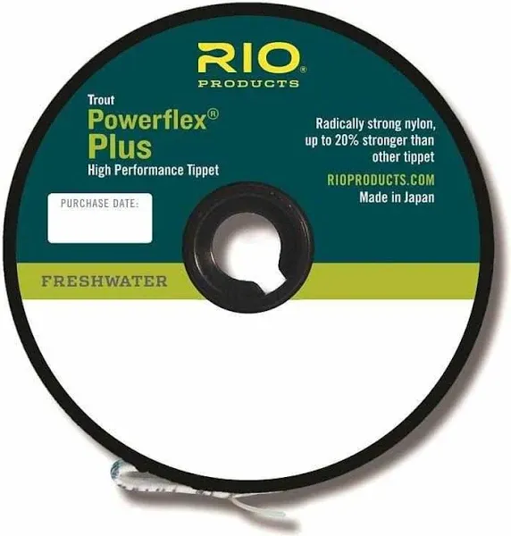 RIO Powerflex Plus Tippet 50yd Spool - Size 2x - CLOSEOUT