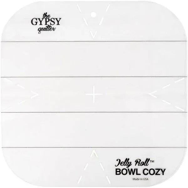 The Gypsy Quilter Jelly Roll Bowl Cozy Template